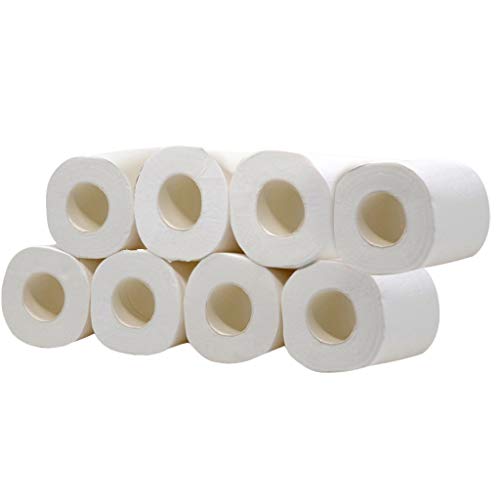 Preisvergleich Produktbild 8 Rollen Toilettenpapier Klopapier Verdicktes Haushaltspapier Papierhandtücher Weich Handtücher Tissue URIBAKY