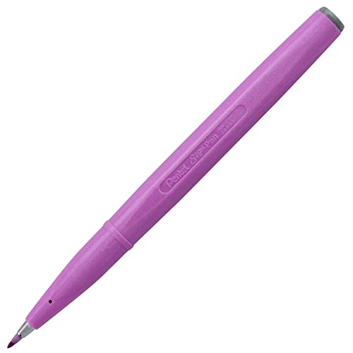 Pentel Arts Sign SES15C : lot de 6 stylos feutres pinceaux pastel pour calligraphie et dessin