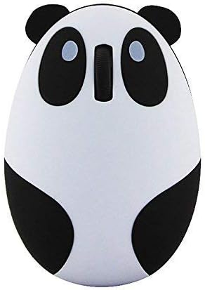 Cute Animal Panda Wireless Mouse, 3C Light Mini USB 2.4G Rechargeable Optical Mice Cartoon Computer Mouse for Kids 3 Buttons