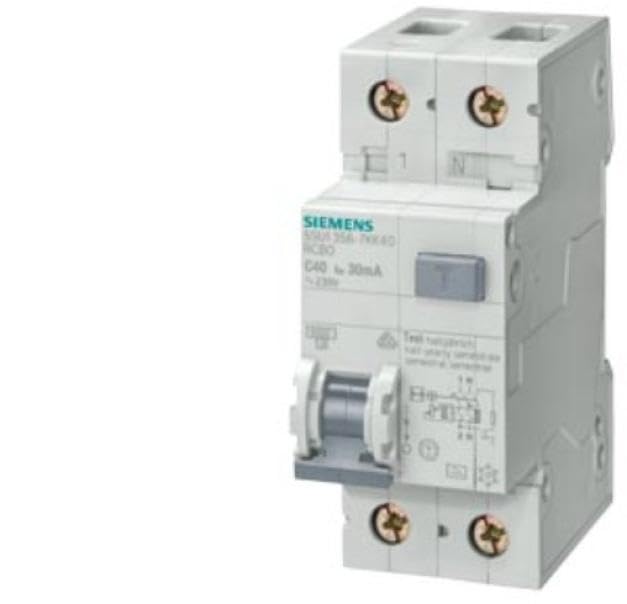 Interruttore Automatico Magnetotermico Differenziale 10A 30ma 4,5kA Tipo A - SIEMENS 5SU13537KK10