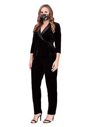 Image of Alex Evenings Womens Plus Size Straight Leg Dress Pant (Plus Petite Sizes) Dress Pants