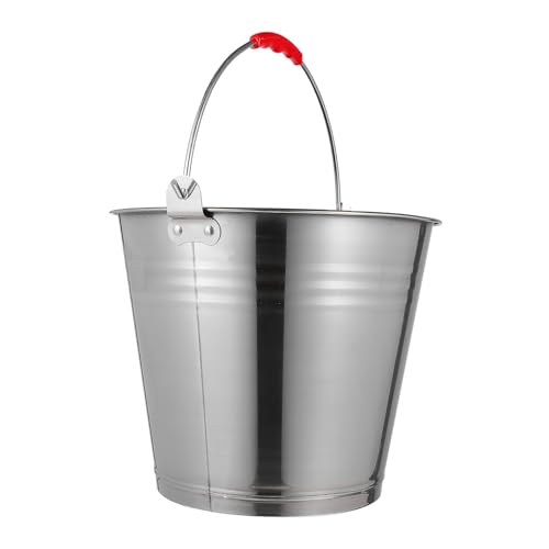 TOPBATHY 1 Pc Cubo De Hielo De Acero Inoxidable Cubo Enfriador De Vino Mantener El Cubo Helado Cubos De Hielo para Bar Soporte De Hielo para Fiesta Enfriador De Líquido Barril De Hielo