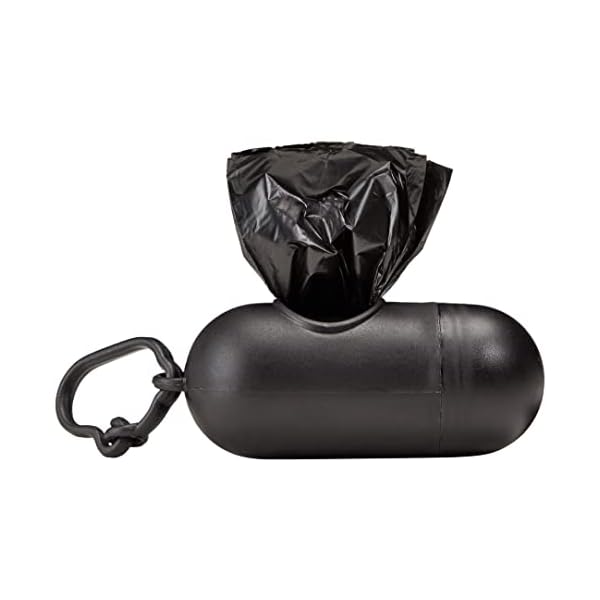 Amazon-Basics-Standard-Dog-Poop-Bags-With-Dispenser-and-Leash-Clip-Unscented-300-Count-20-Pack-of-15-Black-13-Inch-x-9-Inch Amazon-Basics-Standard-Dog-Poop-Bags-With-Dispenser-and-Leash-Clip-Unscented-300-Count-20-Pack-of-15-Black-13-Inch-x-9-Inch
