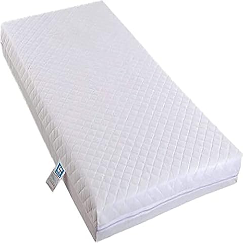 MotherPlus Eco-Breathable Hypoallergenic Waterproof Baby & Toddler Quilted Cover Cot Mattress(120 x 60 x 7cm) Cover