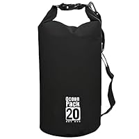Retoo Dry Bag 20L, Wasserdichter Packsack für SUP, Kayaking, Boots-Ausflug Kanu, Fischen, Schwimmen, wasserdichte Tasche, Sack, Wasserfester Beutel mit Schultergurt Wassensport, Waterproof Backpack