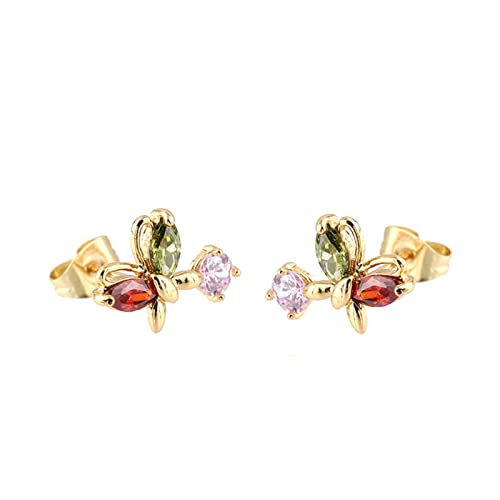 Boucles d'oreilles or 9k femmes helix cartilage moissanite