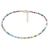 ❤️Einstellbare Design: bequem zu bedienen, shell choker kann einfach eingestellt werden, sie können die länge justieren, fit hals durch anziehen der wenig