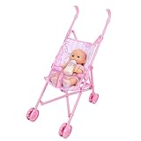 Jeu de Rôle Facile et Amusant: Fabriquée avec un design réaliste de poussette, cette poussette promeut un jeu de rôle sans effort et naturel, créant des expériences de jeu enrichissantes et amusantes. Les participent à des scénarios imaginatifs comme s'occuper de leurs s à l'extérieur ou à l'intérieur, ce qui favorise le plaisir et l'apprentissage par le jeu. La facilité d'utilisation encourage les jeux de simulation spontanés, rendant chaque session de jeu immersive et dive