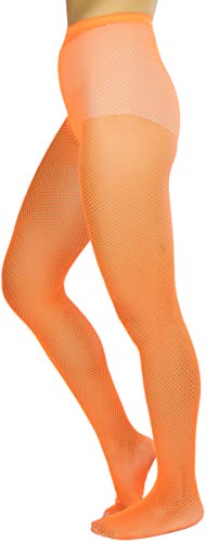Image of ToBeInStyle Women's Sexy Vibrant Fine Classic Fishnet Full Footed Pantyhose