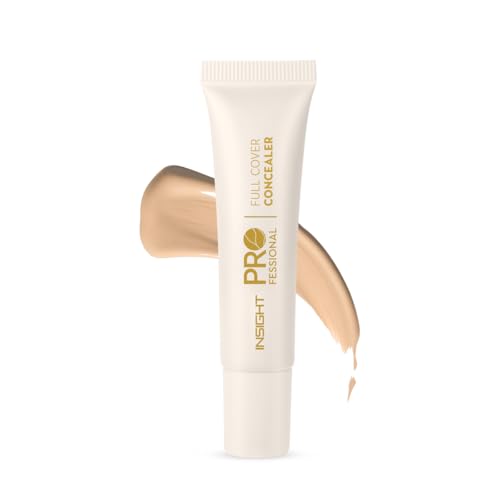Image of INSIGHT Professional Full Cover Concealer - LN-10 | Creamy Velvety Finish | Lightweight Waterproof Formula | Easily Blendable | Enriched with Vitamin E & Almond Oil | 20 g