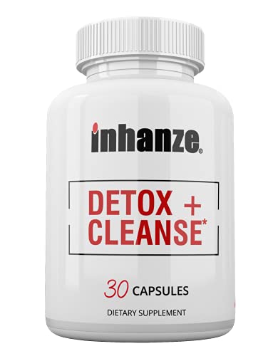 inhanze Detox + Cleanse, Colon Cleanser, Flush Waste & Toxins, Promotes Gut Health & Weight Loss, Bloating Relief & Regularity.