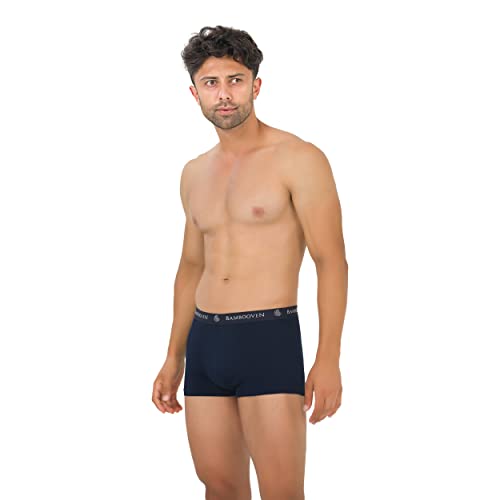 Breathable Trunks - Rayon Made From Bamboo Sweat-Wicking Underwear, Soft Trunks (4 Pack)2