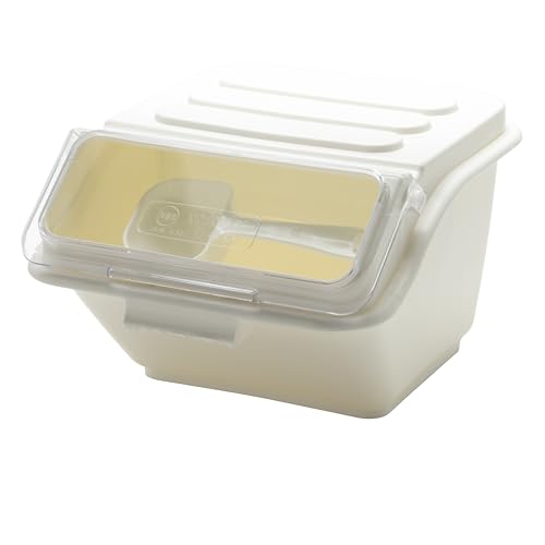 Winco IB-2S Shelf Ingredient Bins 2 gal (40 Cup Capacity) White