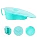 LRXIYODE Covered Bed Pan for Elderly and Disabled Patients Comfortable Smooth Slope Design Large Portable Toilet for Men and Women Suitable for Home Hospital and Nursing Care Use