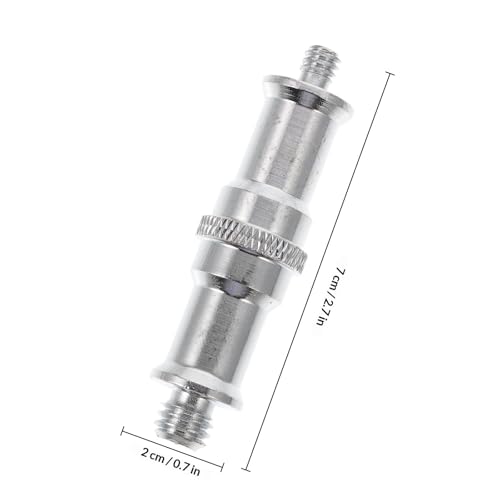 Adaptador de tornillo para trípode Lurrose de 4 piezas resistente para cámaras 2