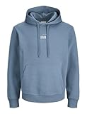 JACK & JONES Jjcorp Graphic Sweat à Capuche Noos, Blue Mirage., XL