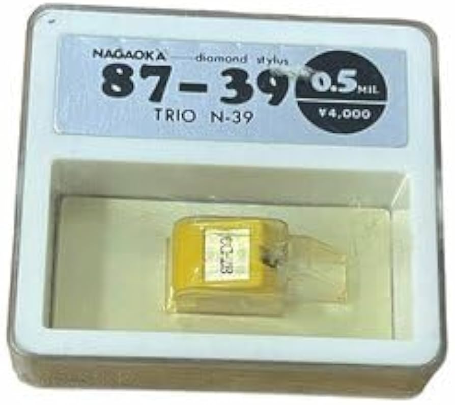 TRIO V-39 +交換針N-39 Amazon.co.jp: デッドストック品・ ・ NAGAOKA ナガオカ 87-39 TRIO N