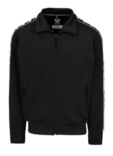 PITBULL – Sweat Zippé Homme Oldschool Powers, Sweats Hommes à col Montant, Veste Zippé Style Old School, Sweatjacke Imprimés, Sweatshirt