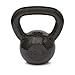 Amazon Basics Cast Iron Kettlebell, 20 Pounds, Black