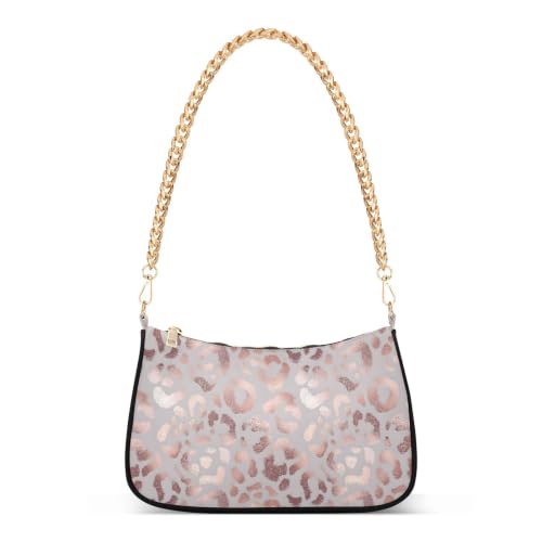 Image of Shoulder Bags for Women Animal Zebra Leopard Cheetah Tiger Print Hobo Tote Handbag Small Clutch Purse with Zipper Closure