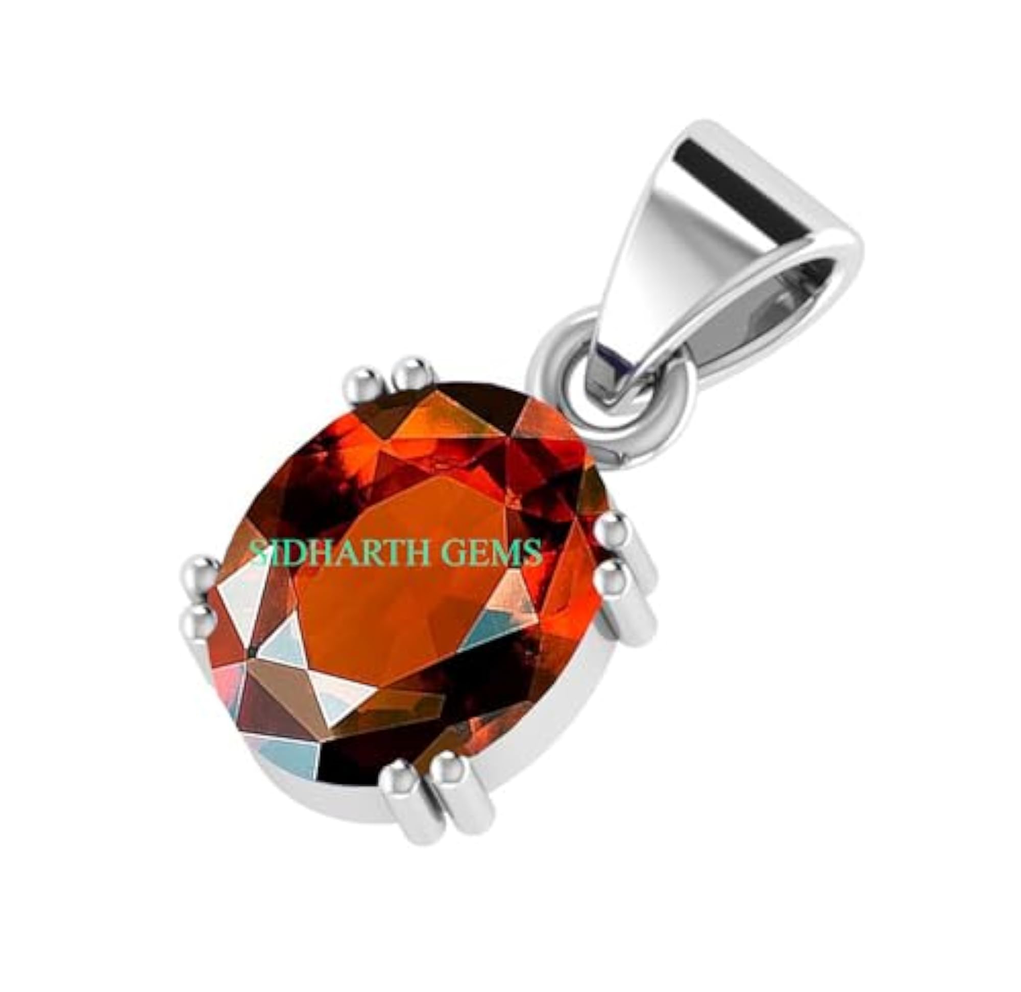 Gomed Pendant Locket 10.25 Ratti Natural Hessonite Garnet
