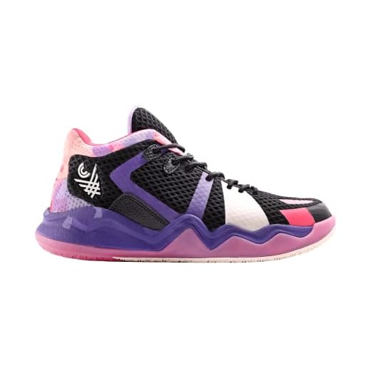 CROSSOVER CULTURE Tênis de basquete masculino com entressola de espuma Twitch e sola Wavybone para alta recuperação e tração, Duperré Court, 12.5 Women/11 Men