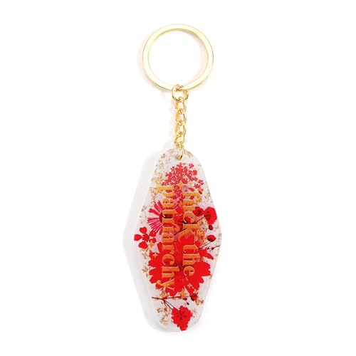 SHTALHST The Patriarchy Keychain Feminist Keychain Women Empowerment Gifts Inspirational Gifts for Women History Month