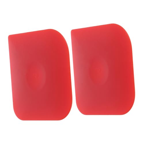 MUCKLILY 2pezzi Raschietto Per Torte Da Riutilizzabile Raschietto Per Antiaderente Per Ciotola Indeformabile Accessorio Per Pulizia Padelle e Teglie