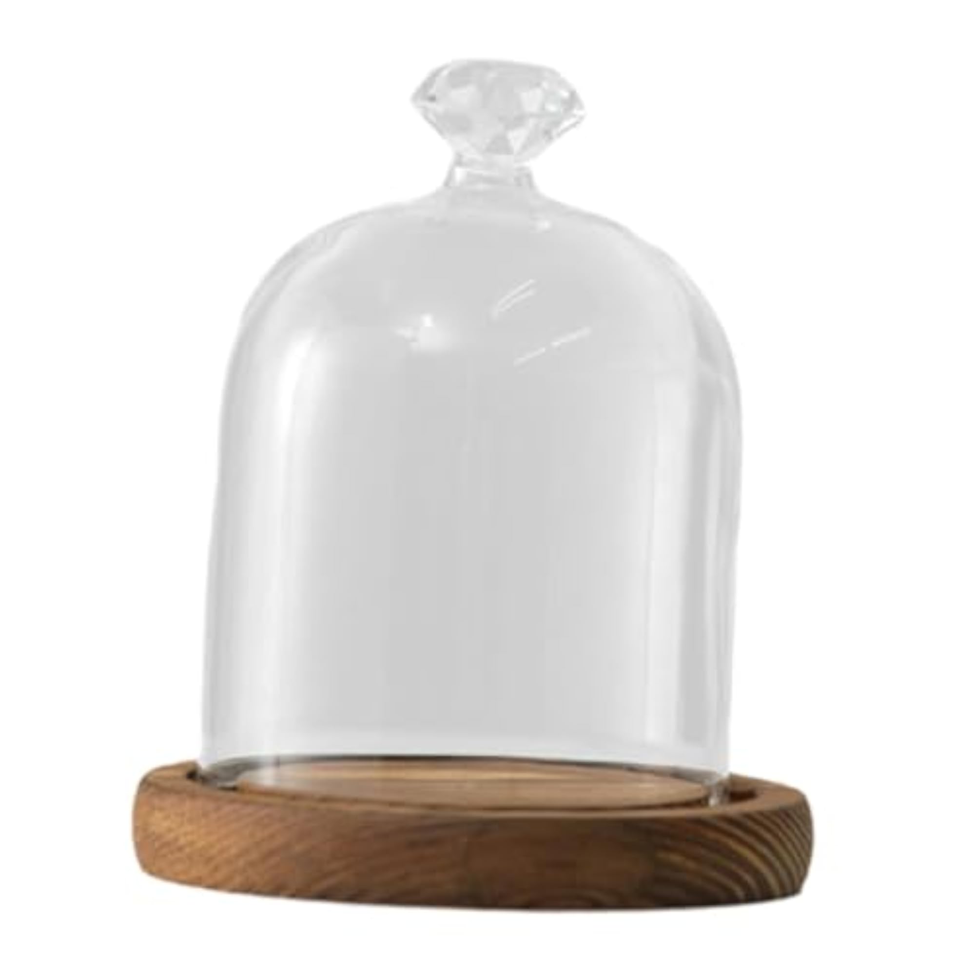 Clear Glass Dome Bell Jar for Centrepieces, 3.5inch