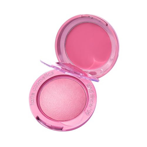 Image of tarte macaron blush & glow duo - Multi-Use Longwear Makeup with Peptides, Cream & Powder Blush Duo with Blend Bar for a Buildable Bright Lifted Look, Vegan & Cruelty-Free, full size
