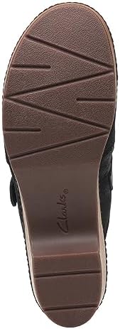 Clarks Women's Paizlee Nora Clog, Black Suede, 8 | Image 7