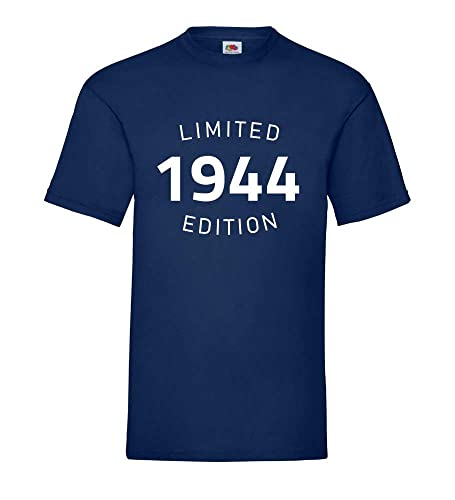 T-shirt homme 1944 bleu marine XXXL coupe ample anti-serrage