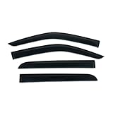 FVYRH Weathershield Compatible with Isuzu Mux Mu-x 2021 2022 2023 2024 Car Window Visor Rain Guard Weather Shield Wind Deflector Car Accessories