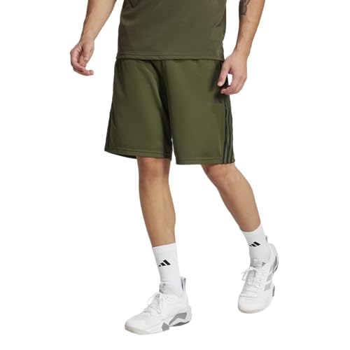 Image of adidas Tr-ES PIQ 3Sho Men Blue Training Shorts Size -