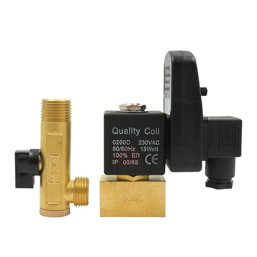 Vanne d'eau automatique DN15 1/2 évacuation condensat 24V - 4