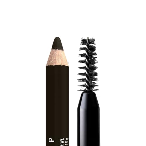 NYX PROFESSIONAL MAKEUP POWDER LOUDER BROW PENCIL BLACK (Lot de 2)