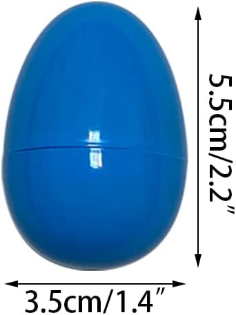 Miniatura 5 de Pinkiwine Paquete de 24 huevos de Pascua rellenos de plástico con mochi de Pascua, juguetes blandos en el interior para niños y niñas, rellenos de