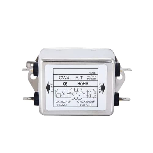 AC�P��220V�[�q�� �p���[�t�B���^�[�� CW4-6A-S(004) 10A(CW4-10A-T Insert interface)