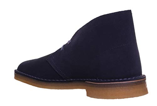 Clarks Original, stivali da deserto color grigio scuro scamosciato, da uomo, Grigio (Dark Grey), 43