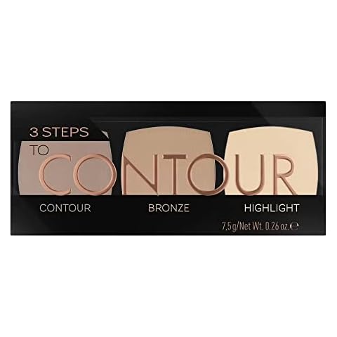 Catrice Cosmetics 3 STEPS TO CONTOUR Palette Contouring Powder Vegan Make Up Cover