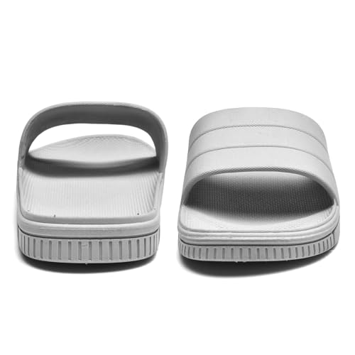 Image of clootess Shower Slide Shoes for Men and Women Home Sandal Bath Slipper Indoor House Pool College Dorm Non-Slip