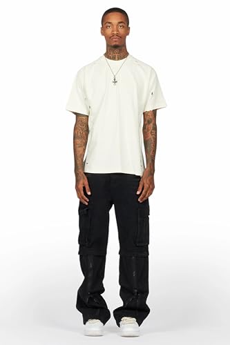 Men's Rupert Baggy Fit Zip Off Jean3