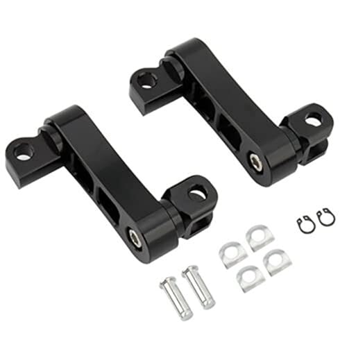 Repose-pieds réglables passagers avec extension mâle pour moto