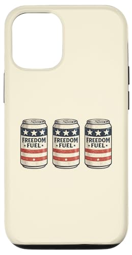 Freedom Fuel �����I�ȃr�[���� USA 7��4���̃O���t�B�b�N �X�}�z�P�[�X iPhone 12/12 Pro �p
