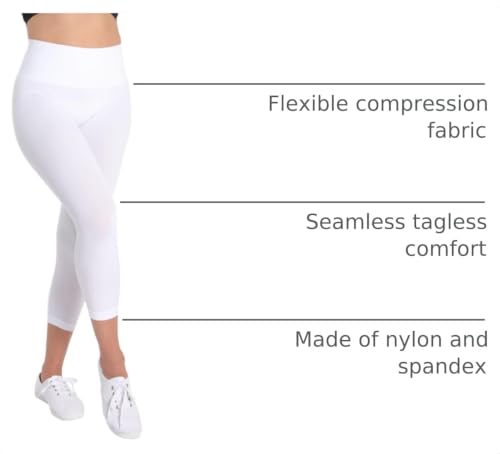 Image of SlimMe High Waisted Shapewear Leggings, Tummy Control Compression