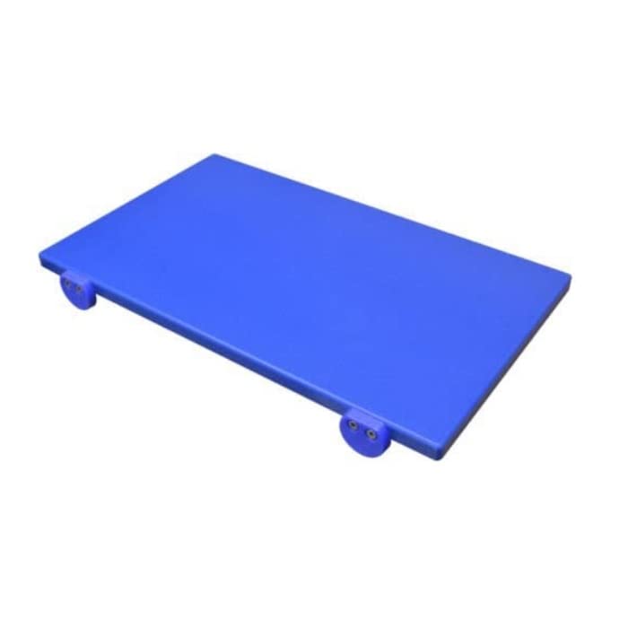 Generico Tagliere Professionale in Polietilene Misura CM. 60x40x2 con Fermi Made in Italy (Verde)