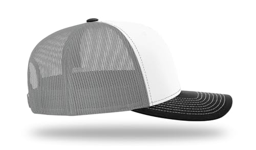 Image of Richardson 112 Trucker Hat - Premium Blank Baseball Cap, Adjustable Snapback Hat - Structured Six Panel Richardson Blank Hats