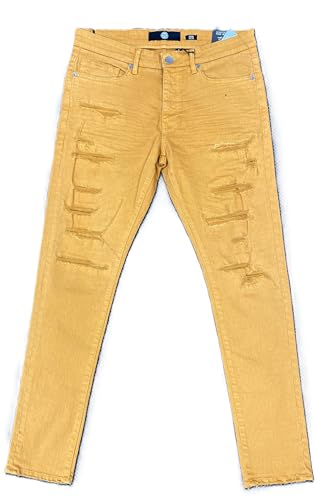 Mens Ross Slim Tapered Fit Desert Jeans (JR955R)
