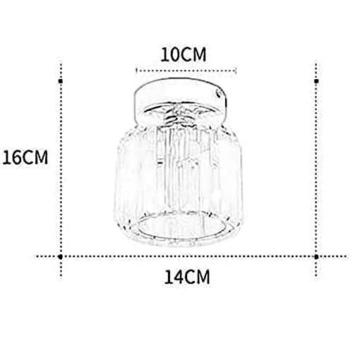 Plafonnier cristal K9 éclairage chic petit espace - 6