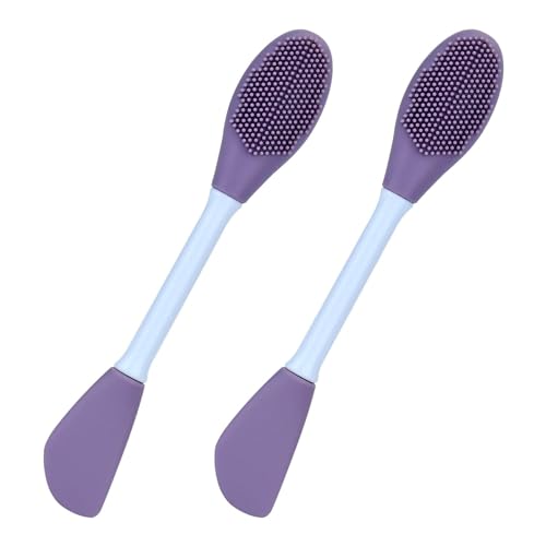 Leticia Pack of 2 Silicone Face Scrubber Multipurpose, 3 in 1 Fac...